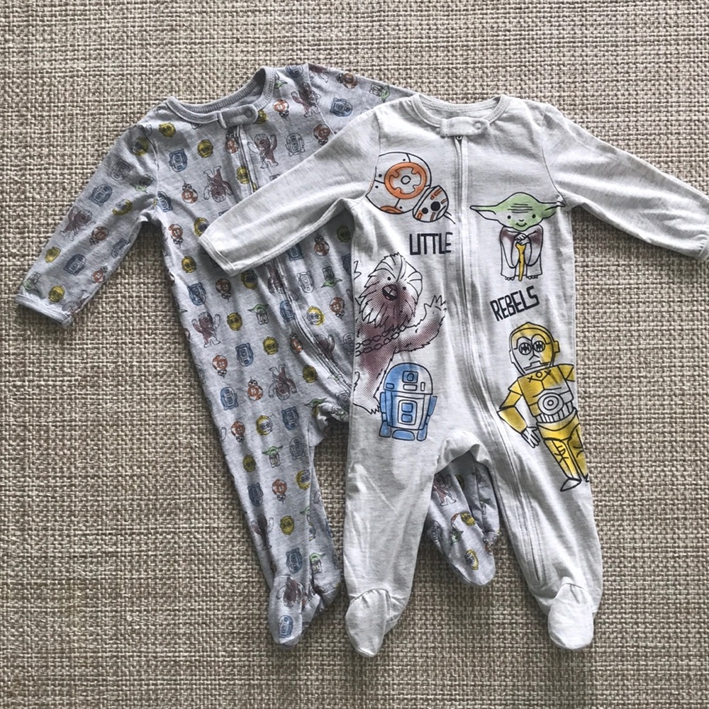 Star Wars Footies Bundle (size 6-9m)
